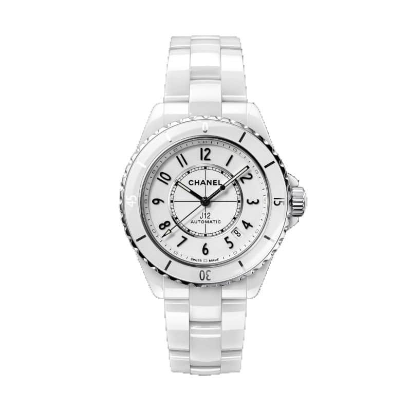 Rellotge Chanel J12 de 38 mm de ceràmica blanca