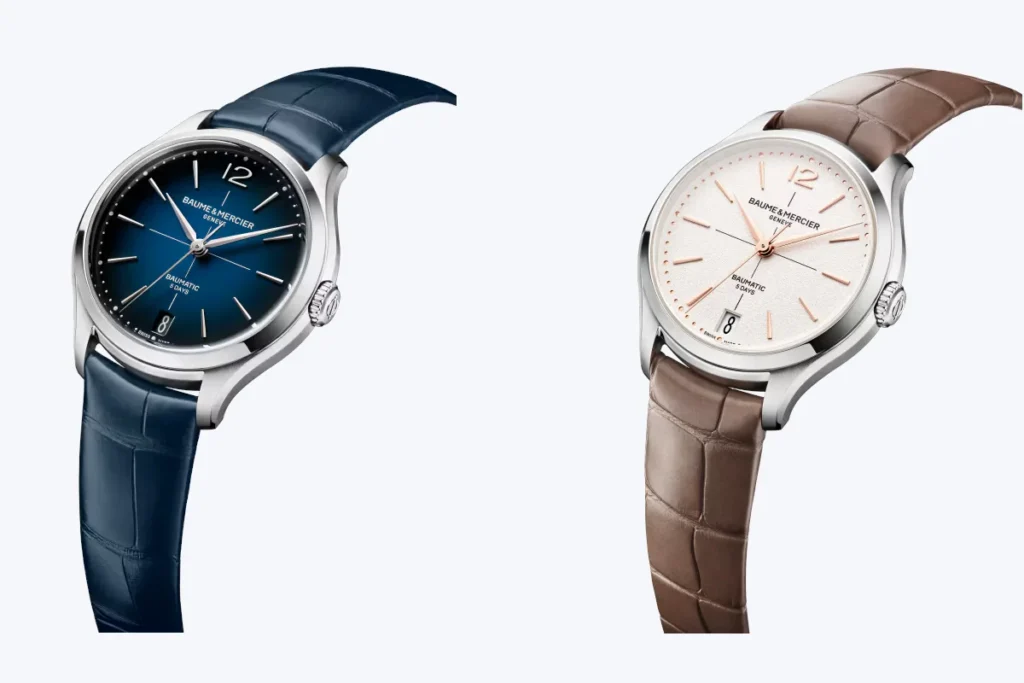 Vista del Clifton 34 mm con esfera azul degradada