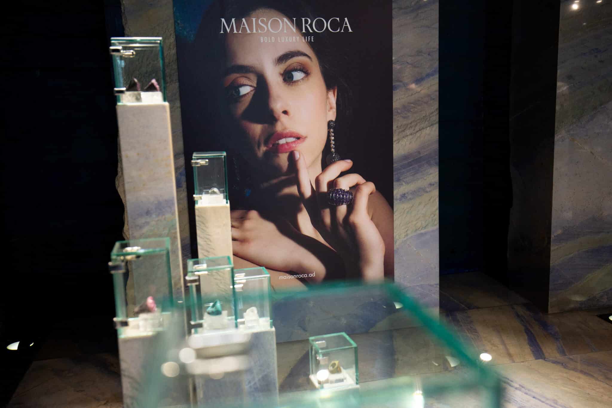 Detall de la presentació de Claudia Riera com a nova musa de Maison Roca