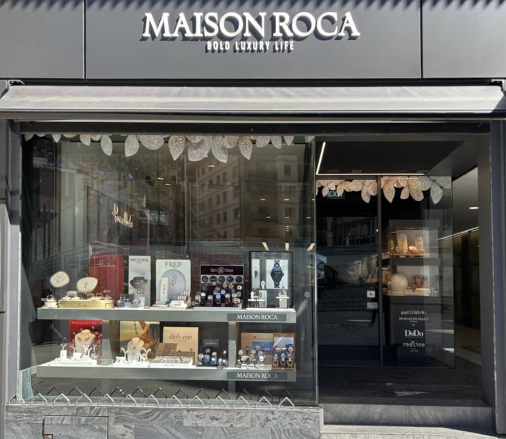 Façana de Maison Roca 97, boutiques a Andorra la Vella